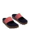 Kapcie Asportuguesas CANU L Navy Red Felt P018185007